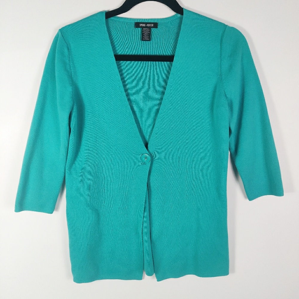 Spring & Mercer One Button Cardigan Size Small